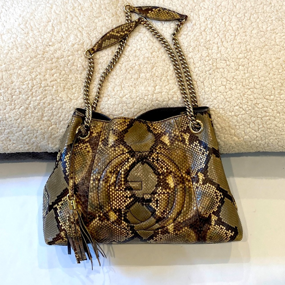 Gucci Soho Python Bag